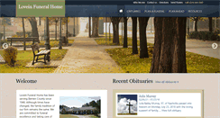 Desktop Screenshot of loveinfuneralhome.com