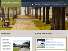 Tablet Screenshot of loveinfuneralhome.com